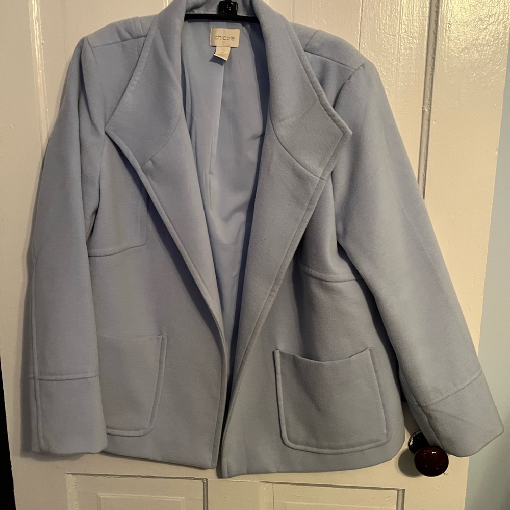 Chico's Soft Blue Women's Blazer
